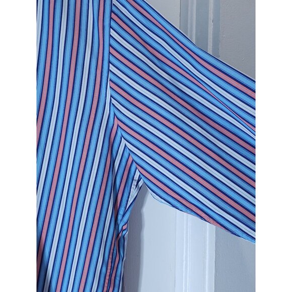 Tailorbyrd Collection Men's Striped Button-Up Shirt Size Large - Picture 5 of 10